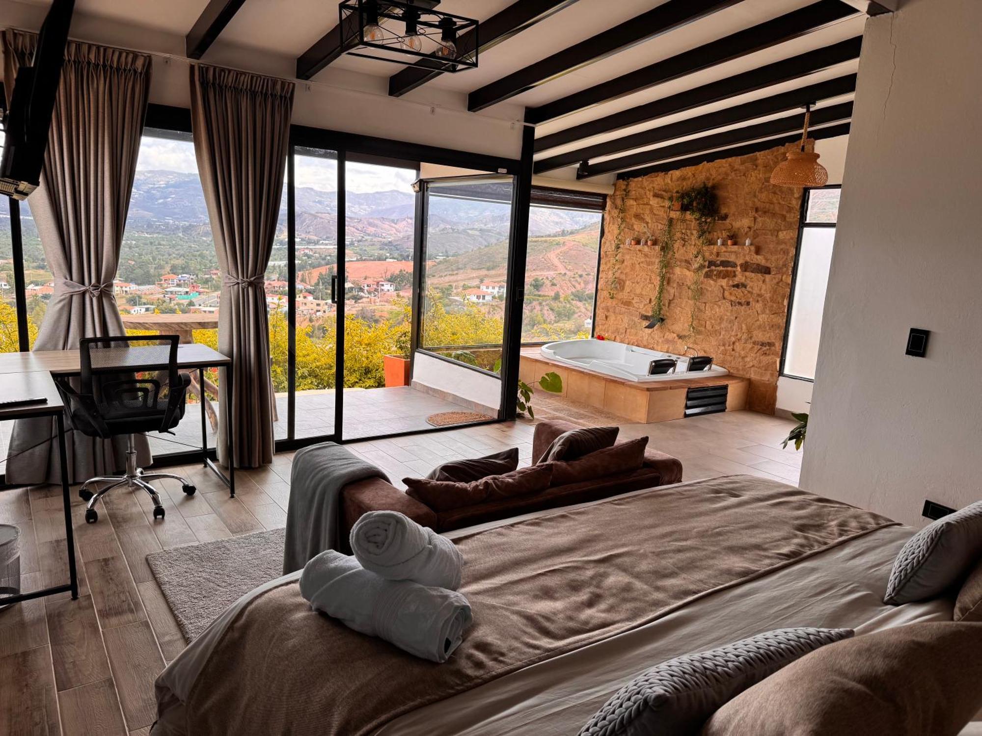 Glamping La Luna Mirador Jarana Villa De Leyva Dış mekan fotoğraf