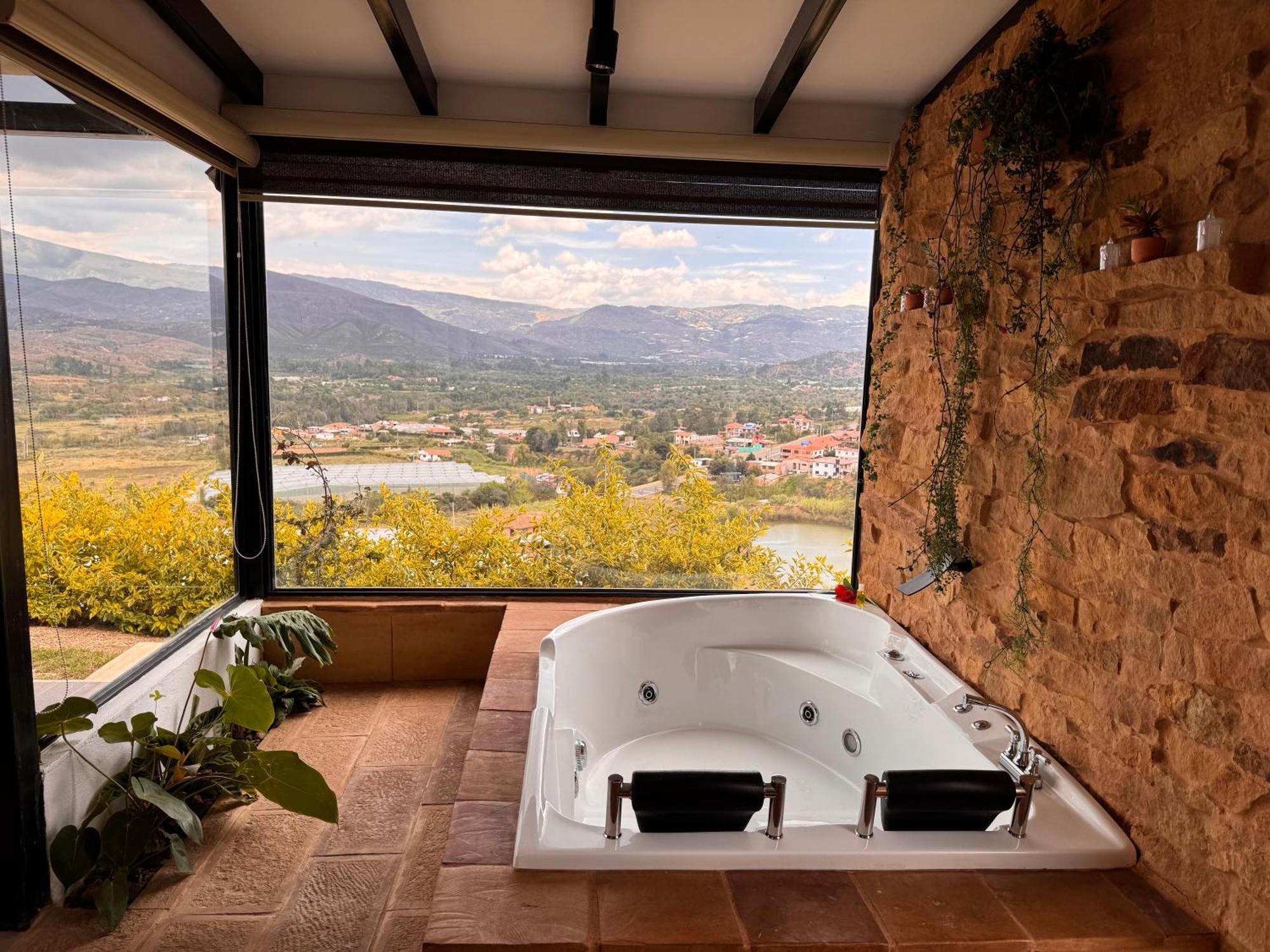 Glamping La Luna Mirador Jarana Villa De Leyva Dış mekan fotoğraf